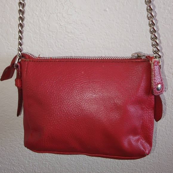 2 for $25 Cute Nine West Red Vintage Small Crossbody Bag - Picture 4 of 8